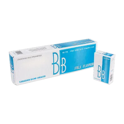BB Full Flavour cigarettes carton, 200 king size