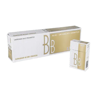 BB Lights cigarettes carton, 200 king size